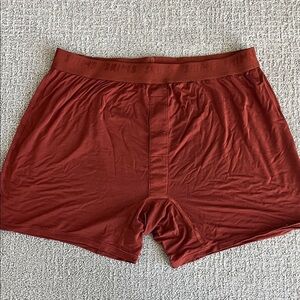 SKIMS Rust Red Men's Boxer Briefs